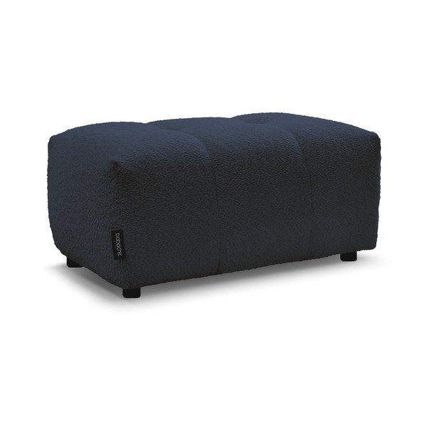 Modrá podnožka z textílie buklé Roxelane – Bobochic Paris-image-3