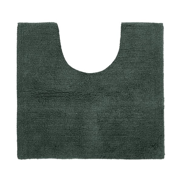 Tmavozelená kúpeľňová predložka 50x45 cm Riva - Tiseco Home Studio
