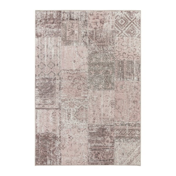Svetloružový koberec Elle Decoration Pleasure Denain, 80 × 150 cm