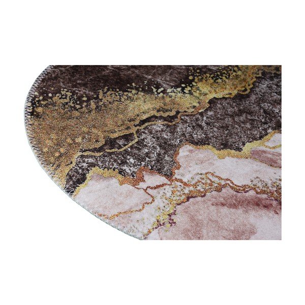 Umývateľný koberec v hnedo-zlatej farbe 120x180 cm – Vitaus-image-2