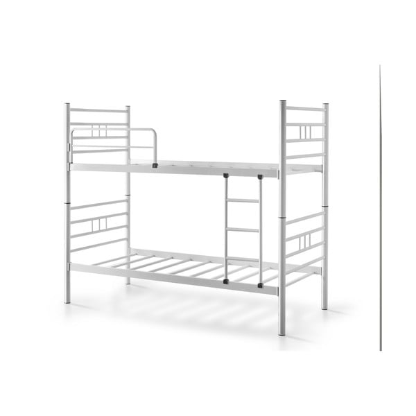 Biela poschodová detská posteľ 90x190 cm R70 – Kalune Design