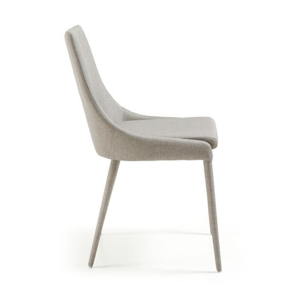 Sivá jedálenská stolička Kave Home Fabric-image-1