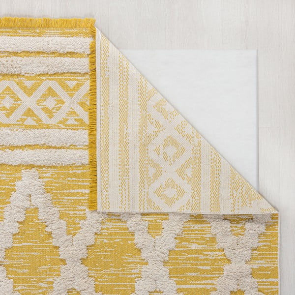 Žltý koberec 230x160 cm Moroc Larache - Flair Rugs-image-4
