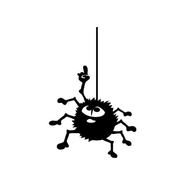 Samolepka Ambiance Hanging Spider-image-1