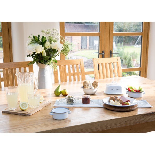 Smaltovaná dóza na maslo Kitchen Craft Living Nostalgia-image-2