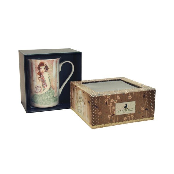 Porcelánový hrnček Santoro London Willow Mademoiselle Snow-image-4