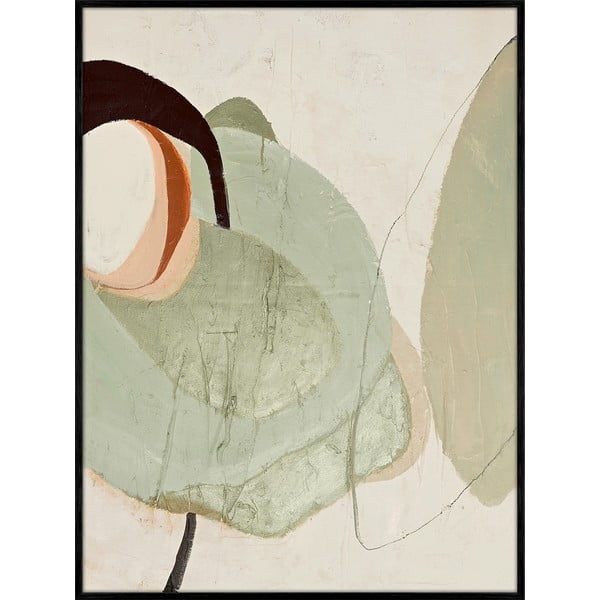 Ručne maľovaný obraz 90x120 cm Moon Rock – Malerifabrikken