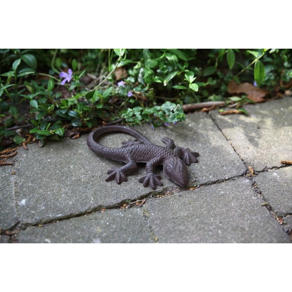 Liatinová dekorácia Esschert Design Jašterička, 10,4 × 15,1 cm-image-2