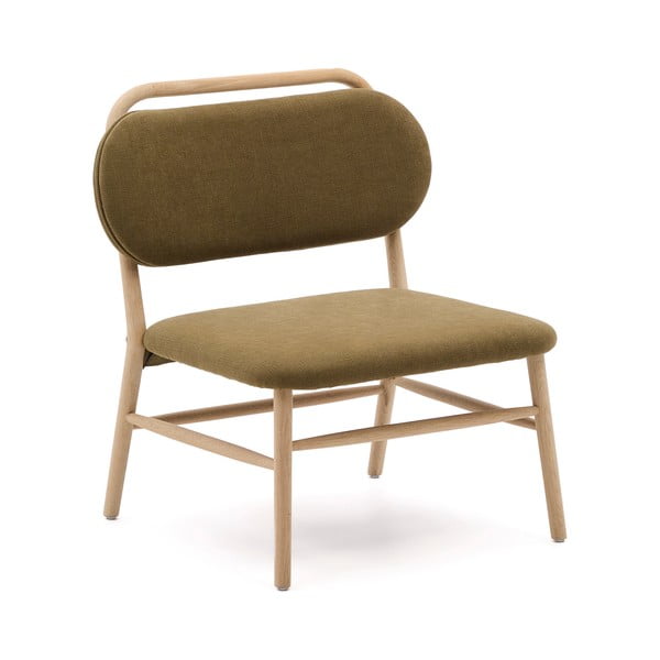 Zelené ženilkové kreslo Helda – Kave Home