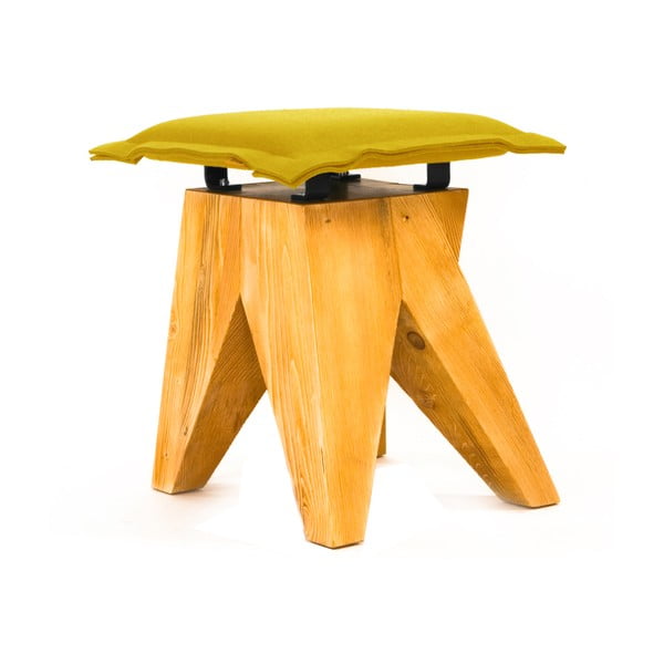 Drevená stolička Low, olivová