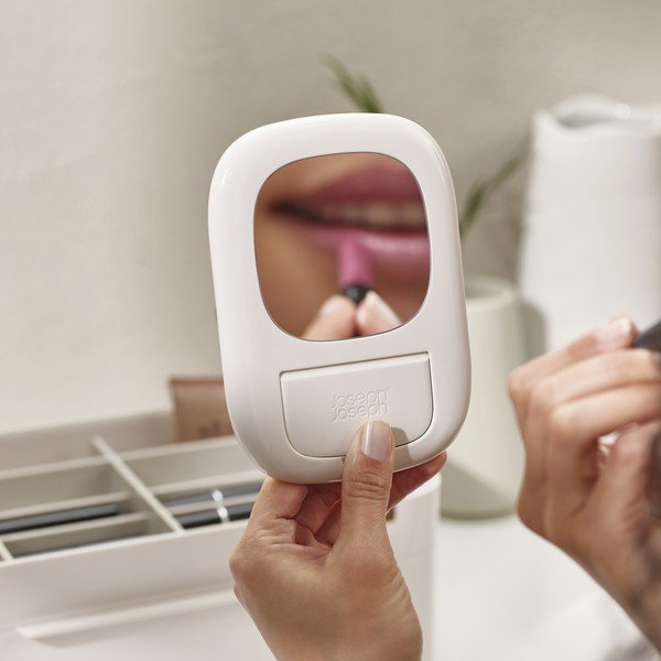 Béžový plastový kúpeľňový organizér na kozmetiku Viva – Joseph Joseph-image-4