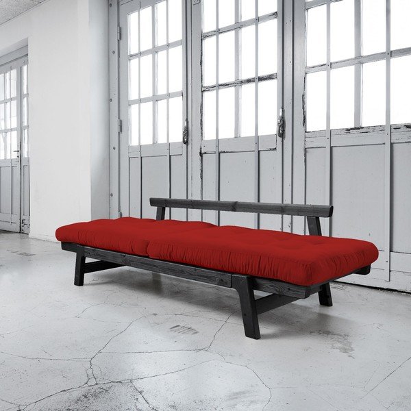 Rozkladacia pohovka Karup Step Black/Red-image-3