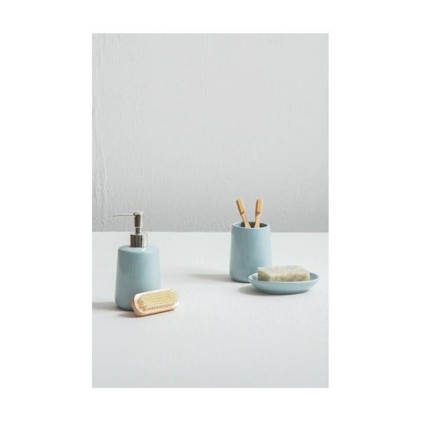 Svetlomodrá kamenná súprava doplnkov do kúpeľne Moon – Premier Housewares-image-4