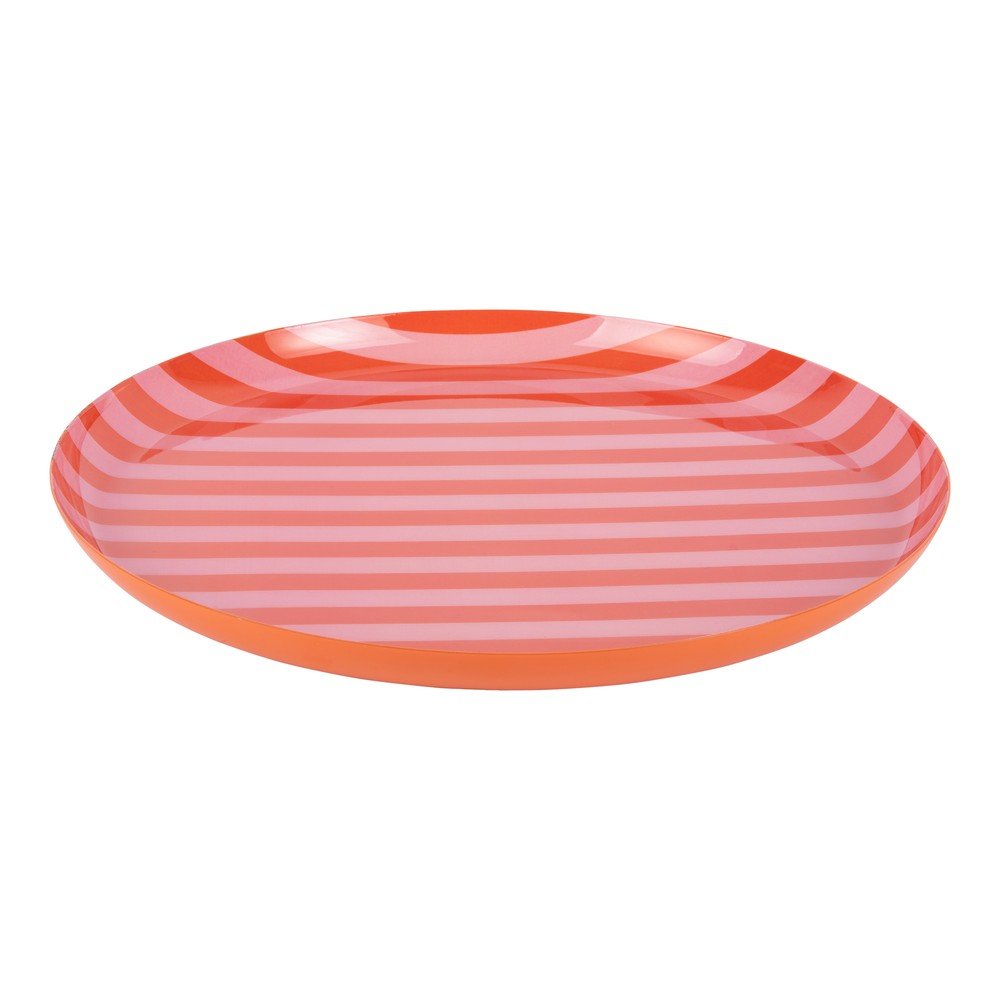 E-shop Oranžový/svetloružový železný tanier ø 30 cm Animado – PT LIVING