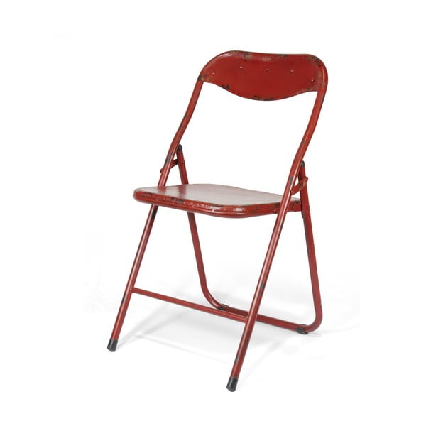 Skladacia stolička Harrison, červená