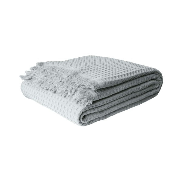 Bavlnený pléd v mentolovej farbe 140x200 cm Waffle – Mijolnir