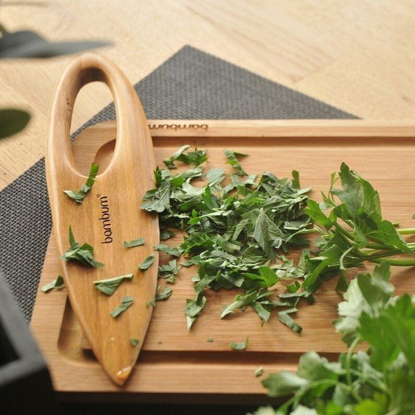 Bambusový nôž na bylinky Bambum Gaas-image-1