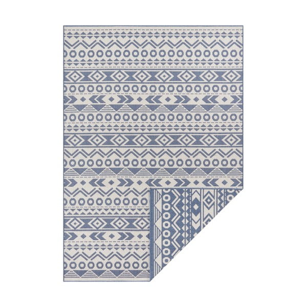 Modro-biely vonkajší koberec Ragami Roma, 200 x 290 cm