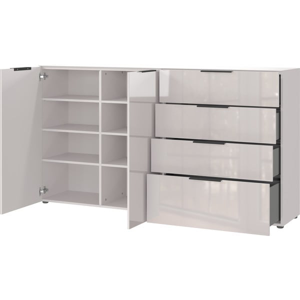 Krémová nízka komoda 184x102 cm Oakland – Germania-image-3