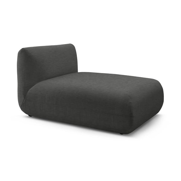 Sivý menčestrový modul pohovky Lecomte - Bobochic Paris-image-3