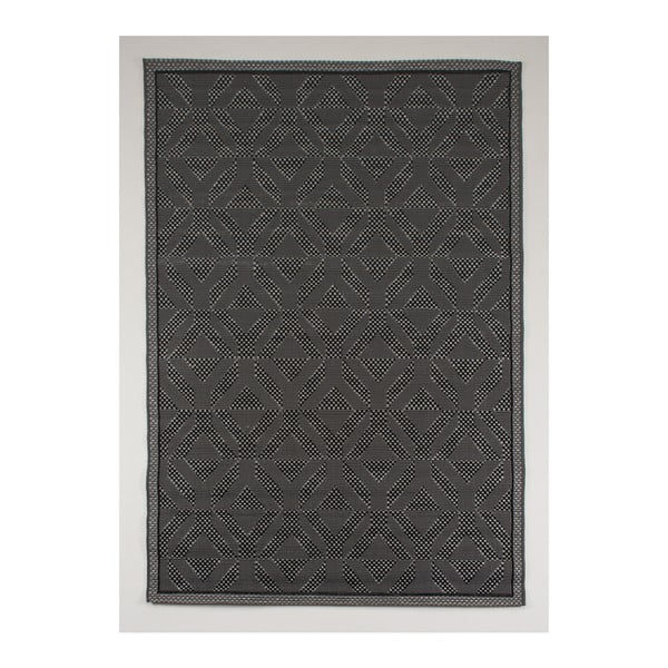 Čierny koberec vhodný do exteriéru Casa Natural Antea, 140 × 75 cm