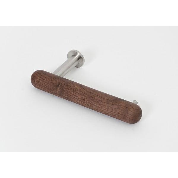 Nástenný držiak na toaletný papier z orechového dreva Wireworks Yoku-image-3