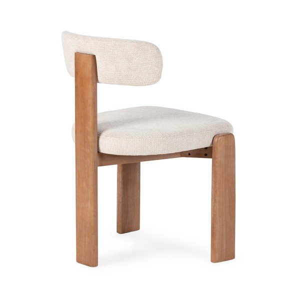 Krémovobiele čalúnené jedálenské stoličky v súprave 2 ks Nadia – MOME-image-4