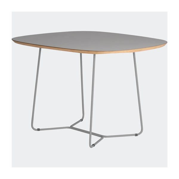 Stôl Maple stredný, sivý