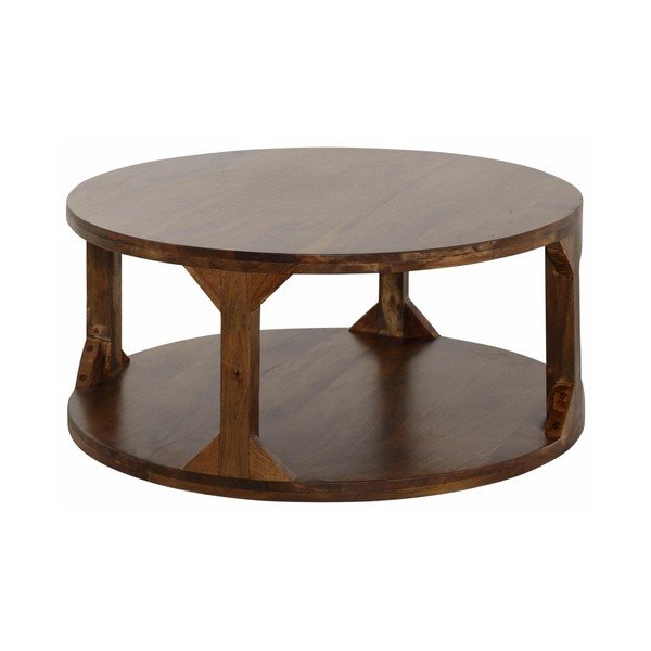 Konferenčný stolík z mangového dreva Støraa Misha, priemer 60 cm-image-1