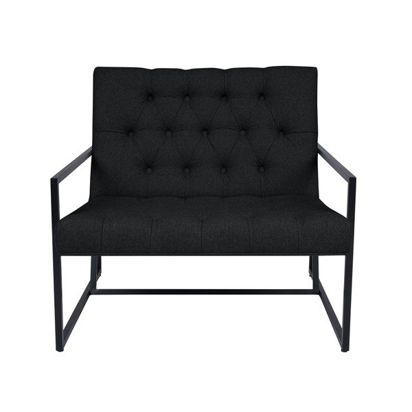 Čierne kreslo Mazzini Sofas Aster-image-2