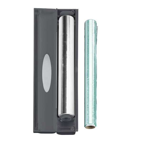 Sivý plastový držiak na fólie – Wenko-image-2