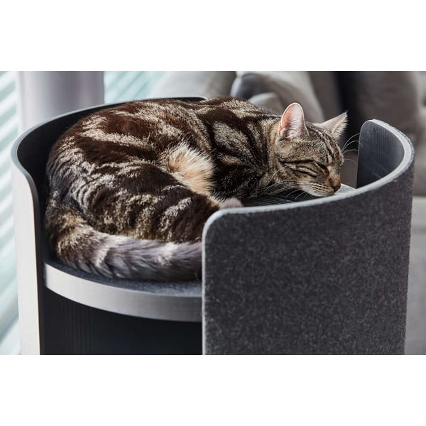 Škrabadlo pre mačky Torre Ash Black S – MiaCara-image-1