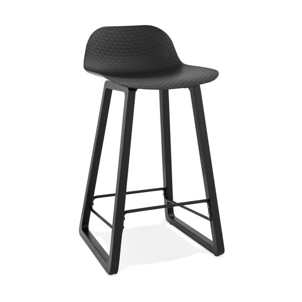 Čierna barová stolička Kokoon Miky, výška sedu 69 cm