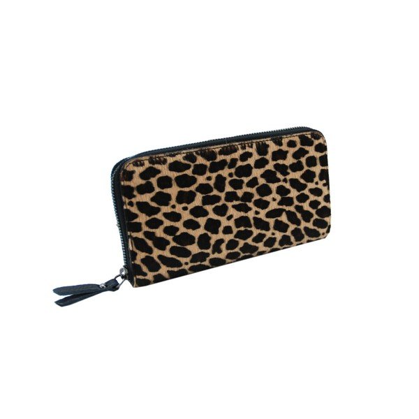 Kožená peňaženka so vzorom Andrea Cardone Leopard S-image-1