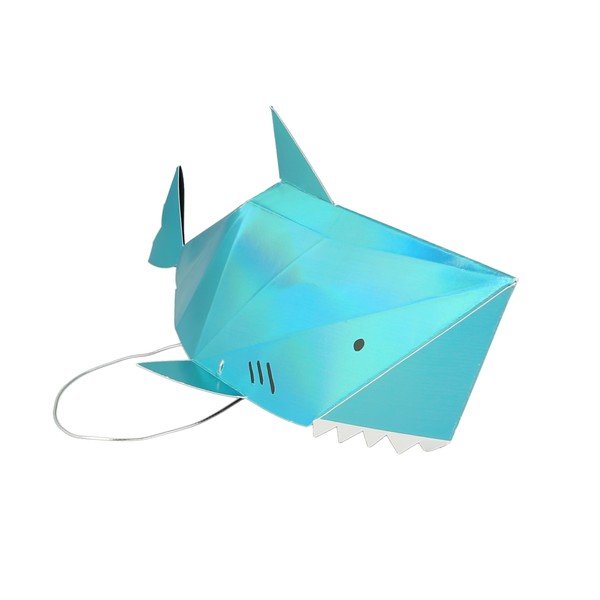 Papierové čiapky v súprave 8 ks Shark – Meri Meri-image-3