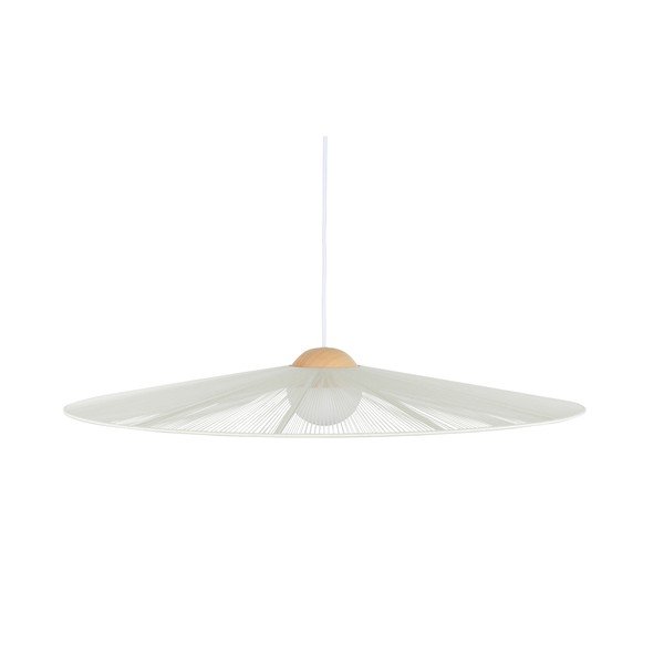 Biele stmievateľné závesné svietidlo ø 80 cm Belle – Zuiver