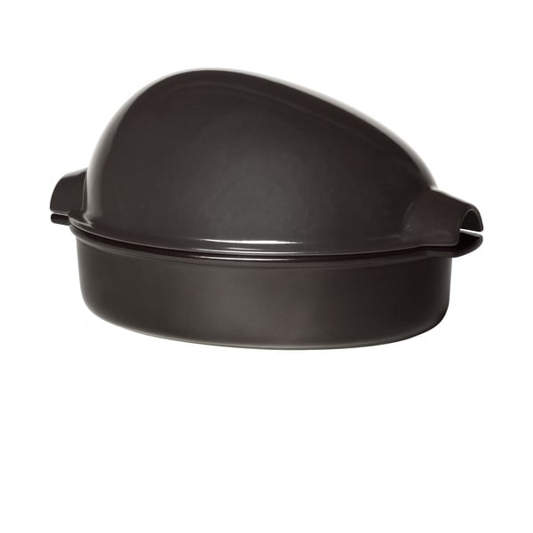 Peprovočierny keramický pekáč na hydinu Emile Henry, 41,5 × 27,5 cm