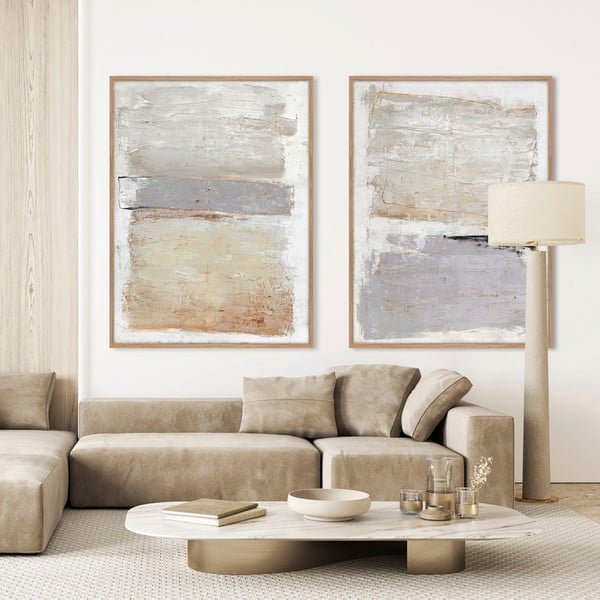 Ručne maľovaný obraz 90x120 cm Scenario 1 – Malerifabrikken-image-2