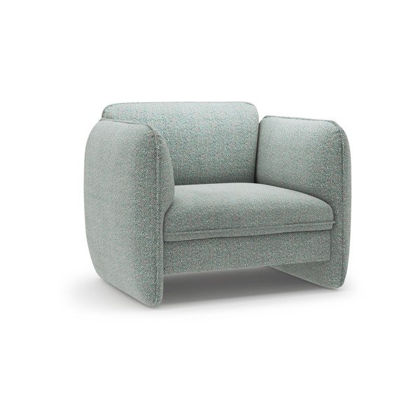 Modré ženilkové kreslo Georgia – Micadoni 