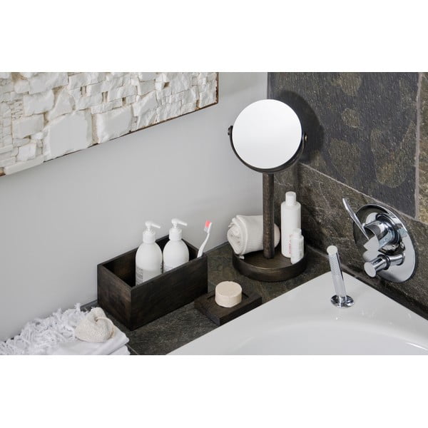 Odkladací box z dubového dreva Wireworks Mezza Dark-image-1