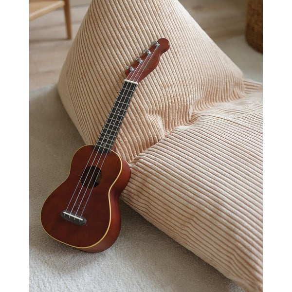 Svetlohnedý menčestrový detský sedací vak Big Lounger – Wigiwama-image-2