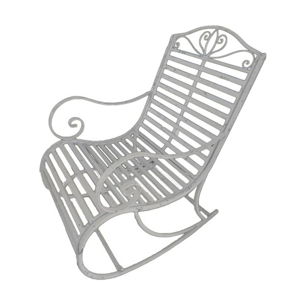 Biele kovové záhradné kreslo Tambo - Garden Pleasure-image-1