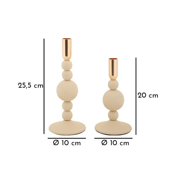 Kovové svietniky v súprave 2 ks Aster – Mauro Ferretti-image-4