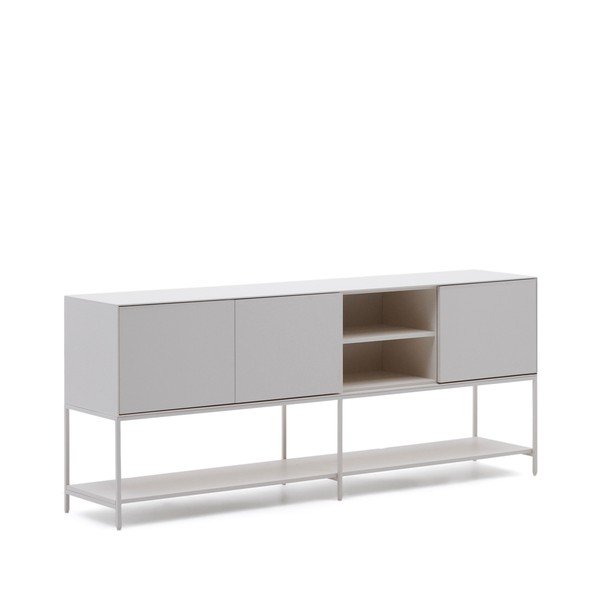Biela nízka komoda 195x80 cm Vedrana – Kave Home-image-2