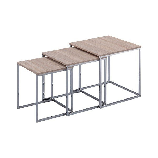 Sada 3 konferenčných stolíkov Crido Consulting Nest