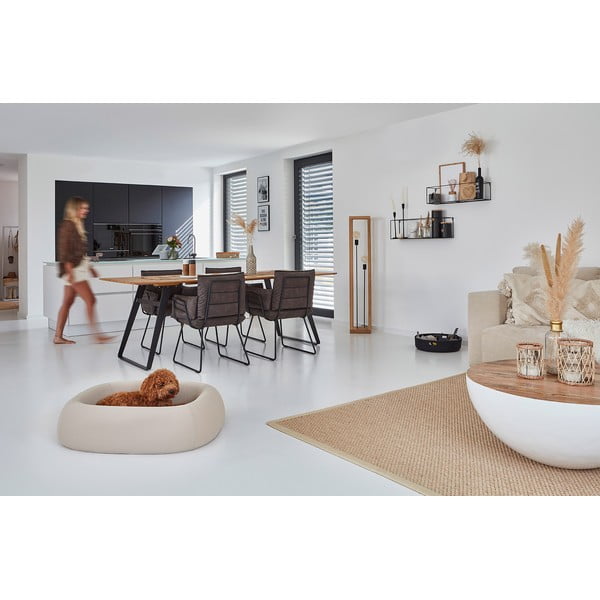 Svetlohnedý pelech pre psa 93x113 cm Barca Taupe M/L – MiaCara-image-3