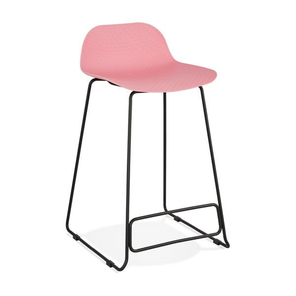 Ružová barová stolička Kokoon Slade Mini, výška sedu 66 cm