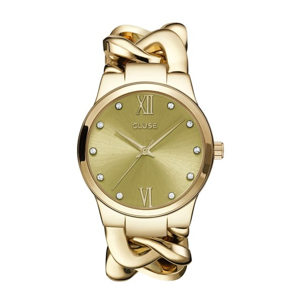 Dámské hodinky Elegante Stone Gold, 38 mm