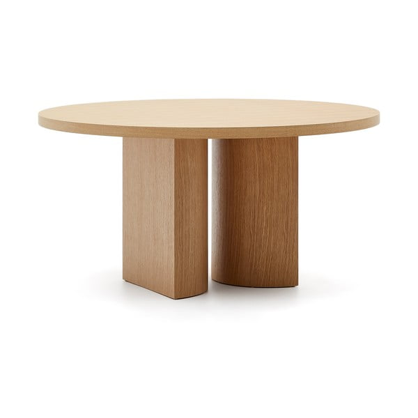 Okrúhly jedálenský stôl v dekore duba ø 150 cm Nealy – Kave Home