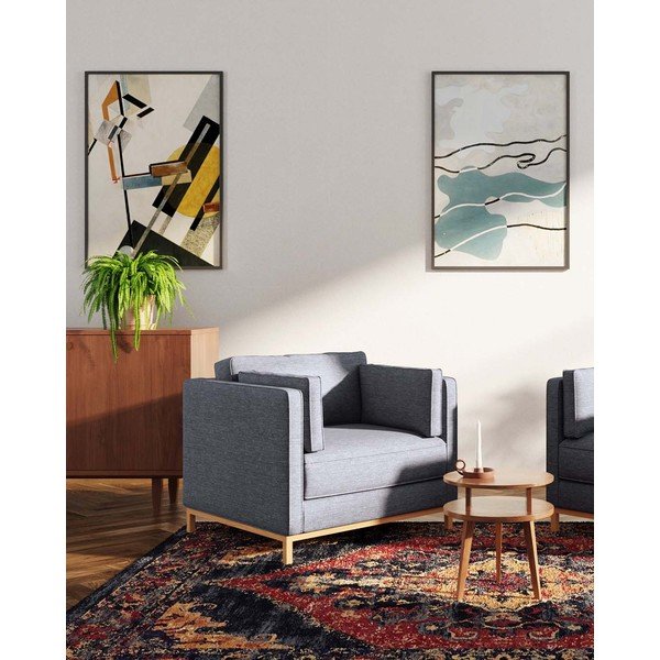 Sivé relaxačné kreslo Celerio – Ame Yens-image-1